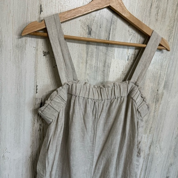 J. Crew Relaxed 100% Linen Jumpsuit Womens Size S - Picture 6 of 13